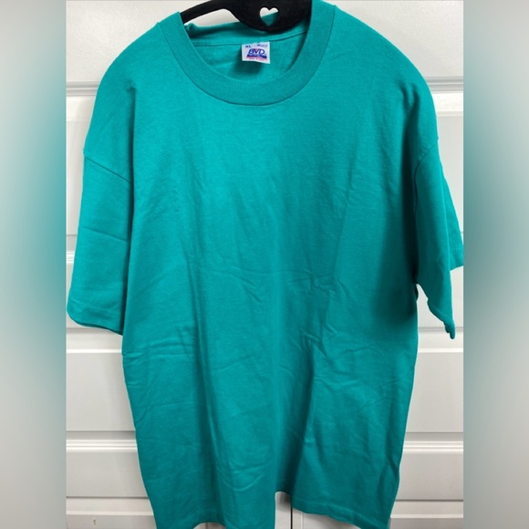 Bvd Other - Vintage 90s Mens BVD Heavyweight Green Cotton T Shirt XL Extra Large USA single